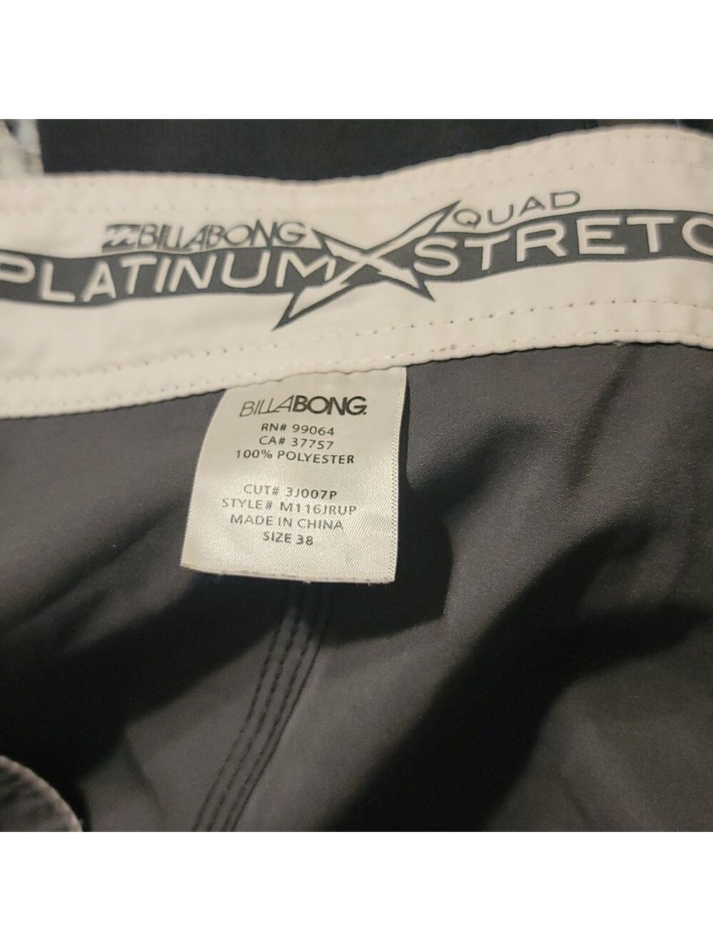 Billabong board swim shorts sz 38 - Picture 5 of 6